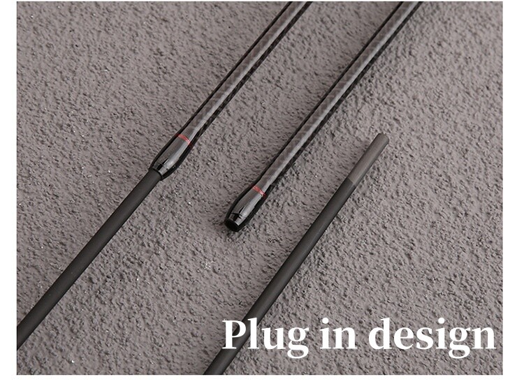 1.65M/1.8M Lure Fishing Rods Spinning Casting Carbon Fiber Fishing Rod Fast Pole
