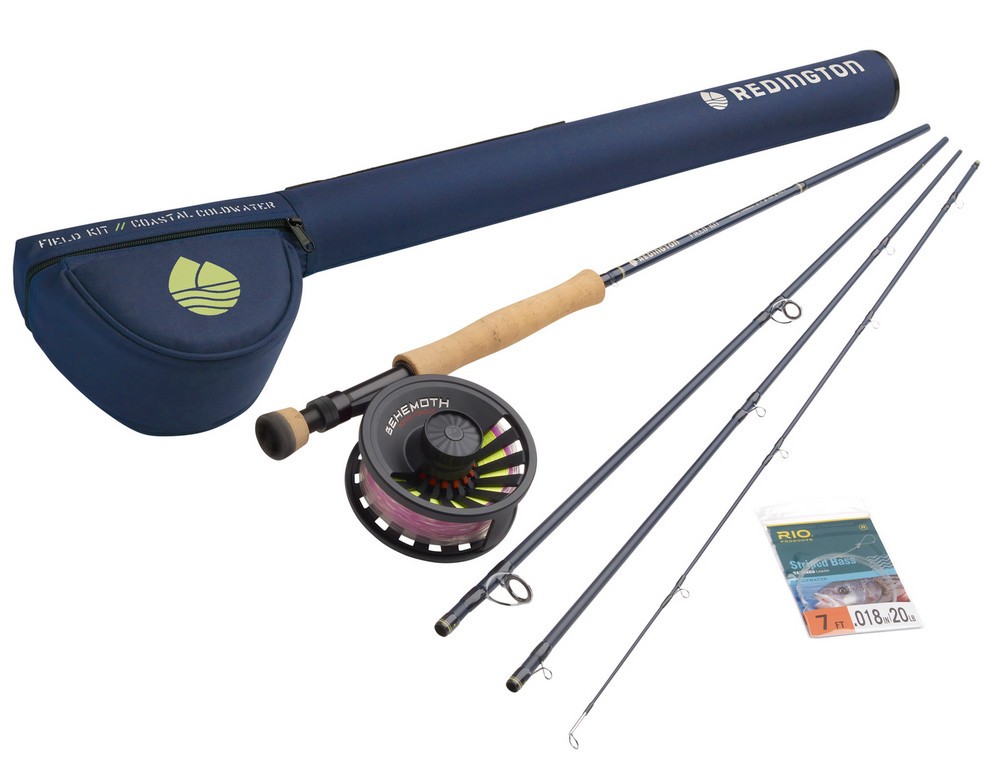 Redington 9 WT “COASTAL” All Saltwater Field Kit – With 2 Fly Lines