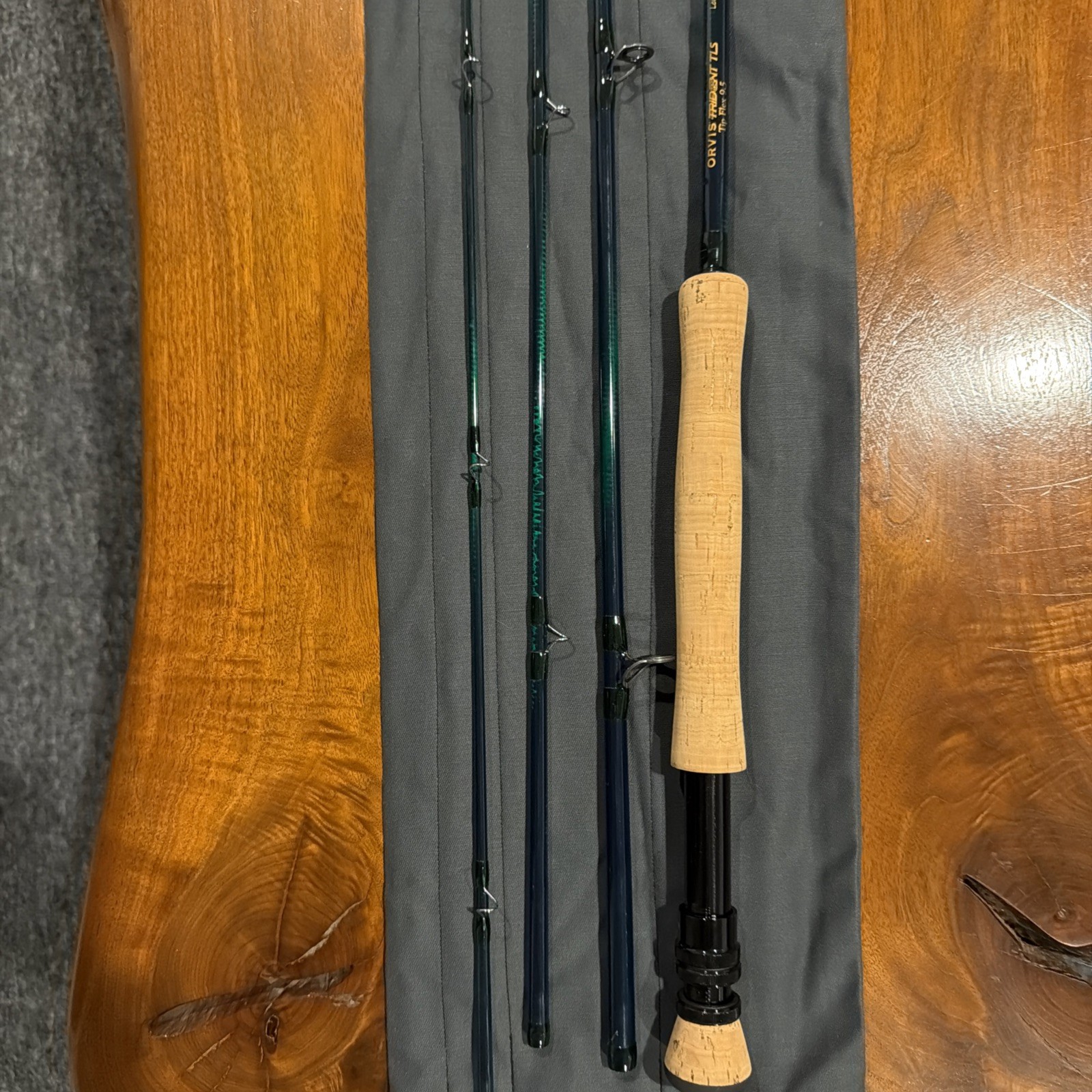 Orvis NEW/Collector grade Trident TLS 11 wt tipflex Fly Rod 4pc Rod Tube,sock