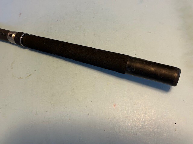 CUSTOM SABRE 7 FOOT 3 INCH 30 TO 80 POUND MARLIN CASTER CONVENTIONAL FISHING ROD