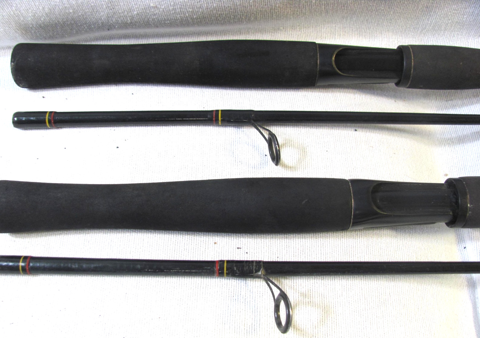 Two (2 ) Ugly Stik SPL 1101 5’6″ &SPL 1102 6 f: L& M Action Spinning Rods. 2 Pc
