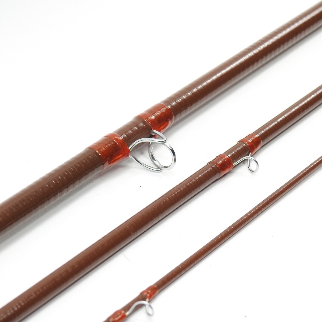 Scott Powr-Ply Fiberglass Fly Rod. 8’ 6wt. F-81. 3-Piece. W/ Tube and Sock.