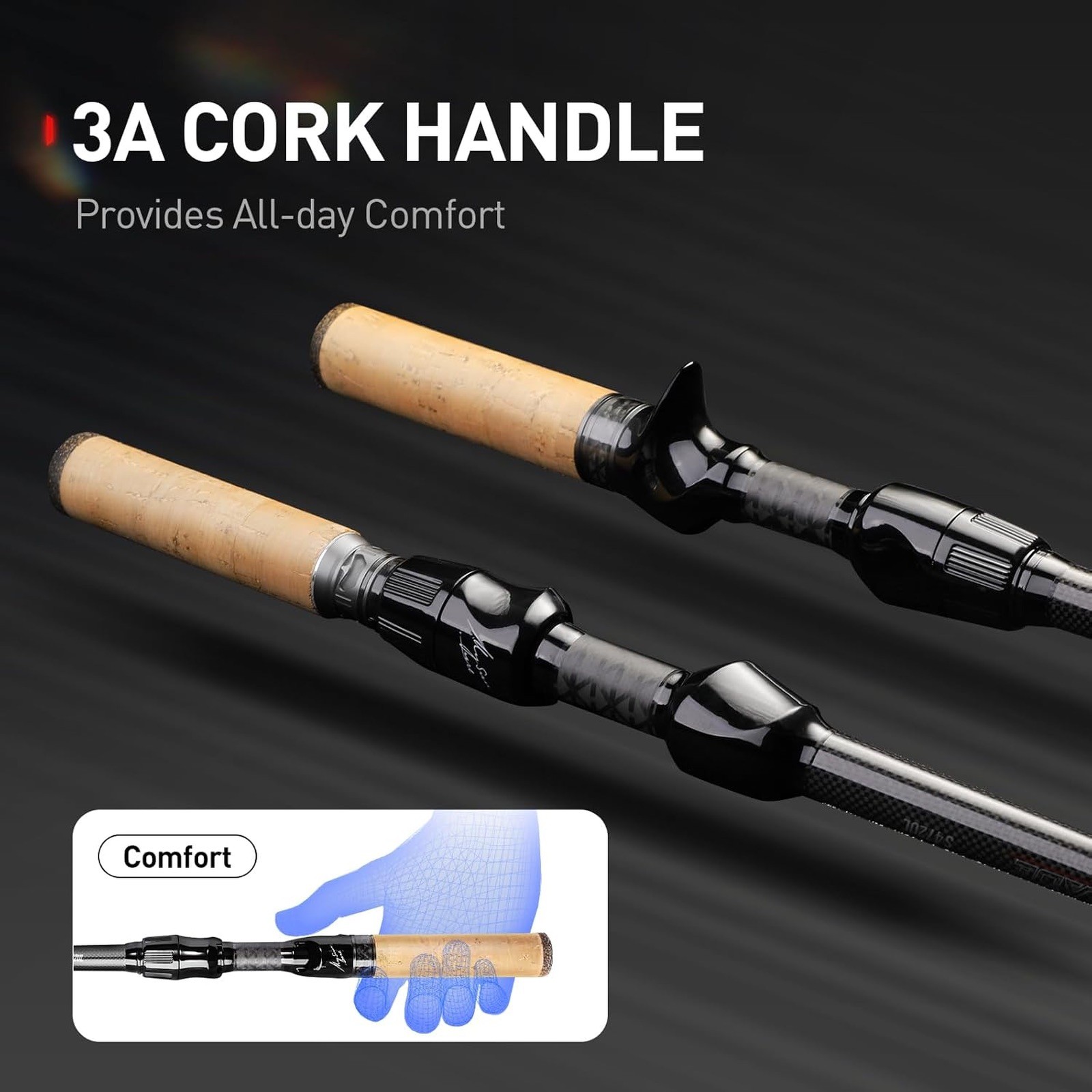 Star Blade Ultralight Fishing Rod, 30T+40T Toray Carbon Fiber, 3A Cork Handle