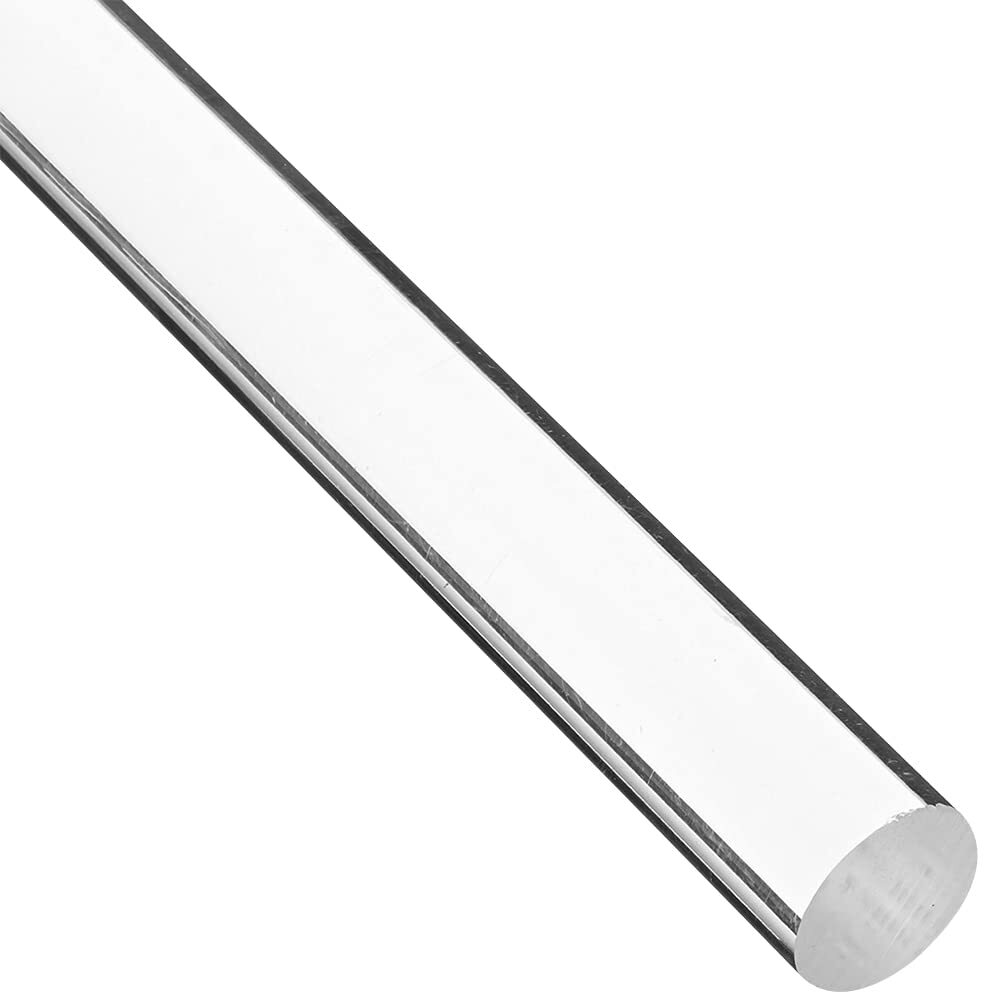Clear Acrylic Lucite Rod 7/8” x 24” for DIY Crafts & Projects