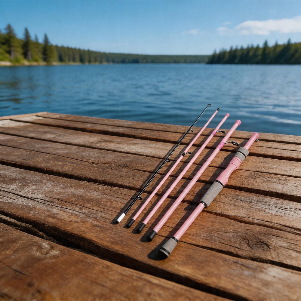 4 Section Carbon Fishing Rod 2.1m Casting Rod Suitable for All Anglers