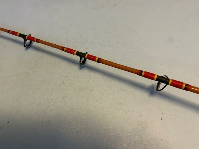 CUSTOM SABRE 7 FOOT 3 INCH 30 TO 80 POUND MARLIN CASTER CONVENTIONAL FISHING ROD