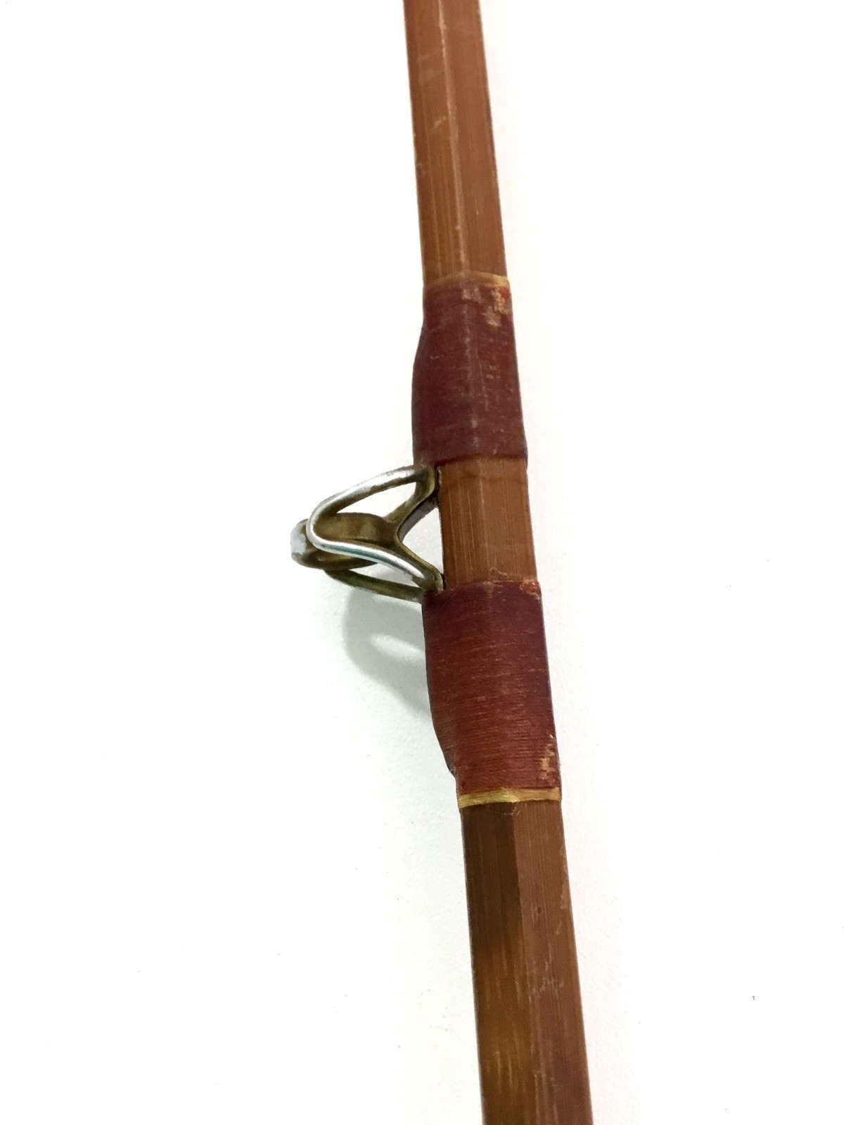 Vintage Montague Bamboo Hexagon 6 ft Boat Rod 1 Piece Heavy Collectible Decor