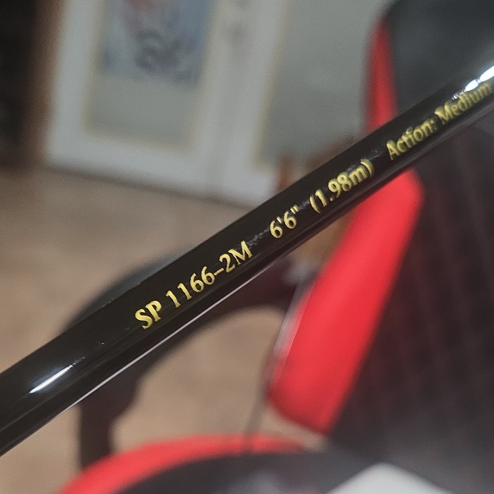 Shakespeare Ugly Stik Elite SP 1166-2M 6’6″ Medium 2pc Rod 6-15lb Line