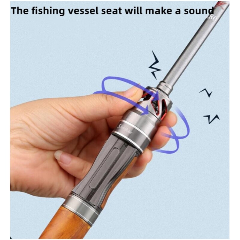 Fishing Rods Spinning Rod Casting Carbon Fiber 1.68m 1.8m Lure Rods 2 Sections