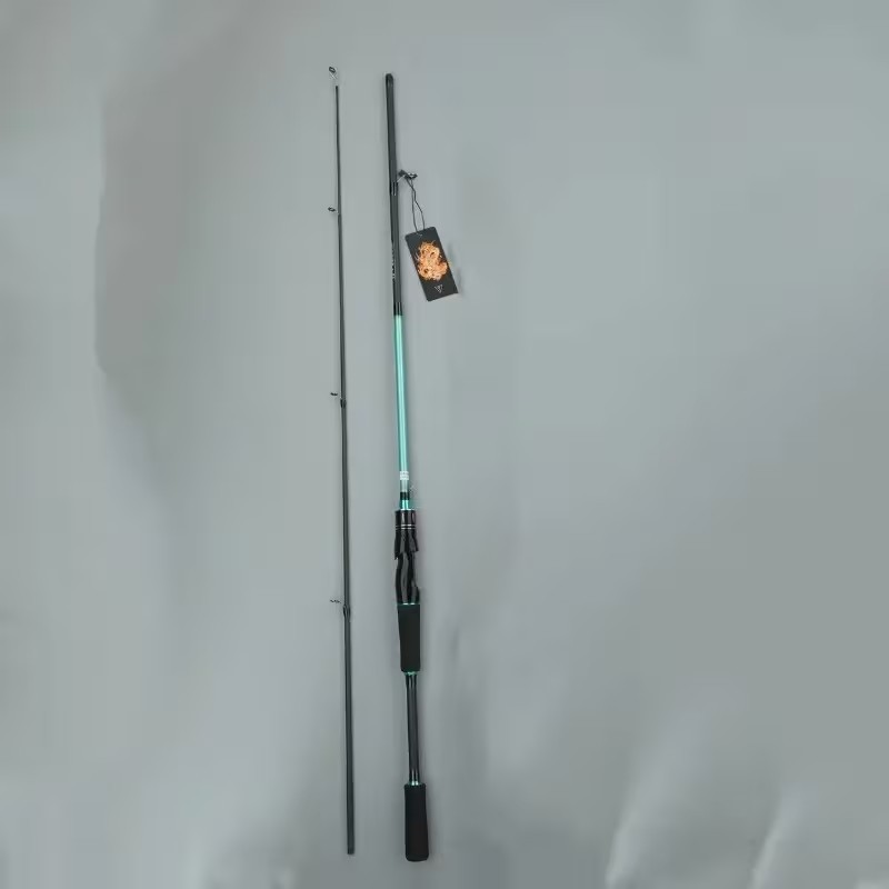 Spinning Rod 2pc Graphite with EVA Handles, 70″, Ceramic Guides, 8-15lb