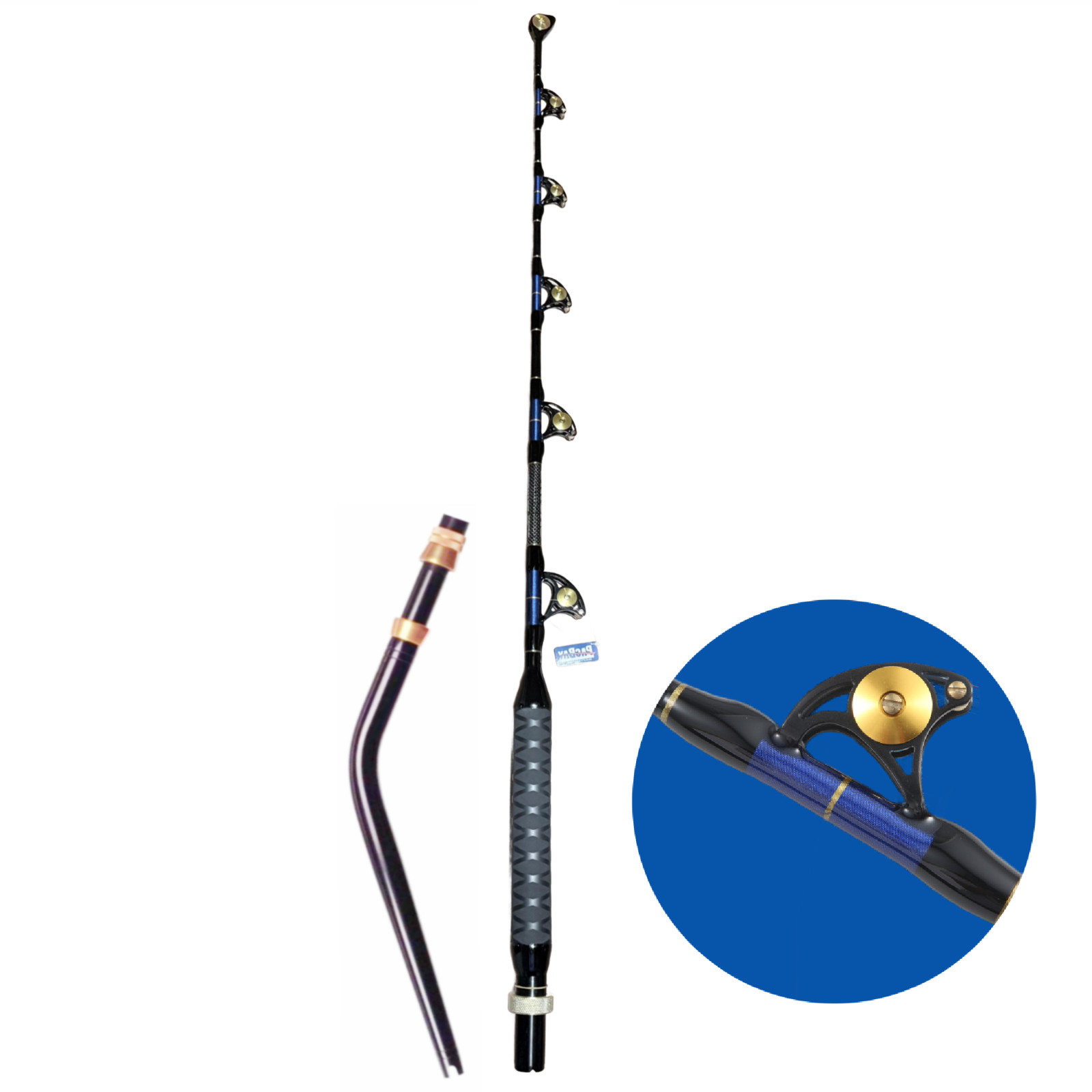 OKIAYA VENOM PRO-MAX BENT BUTT FISHING ROD 80-130 LB. “THE MONSTER” PAC BAY