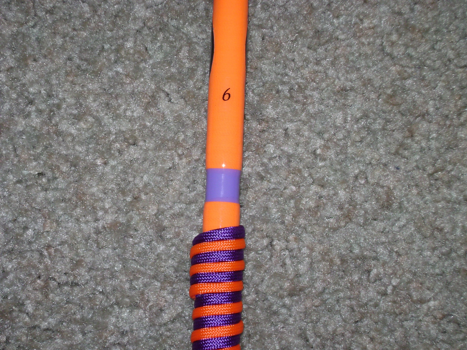 GLOW ROD MEAT HUNTER FLEX 6′ SPINNING -BIG FISH- GLOWS PURPLE UNDER BLACK LIGHT!