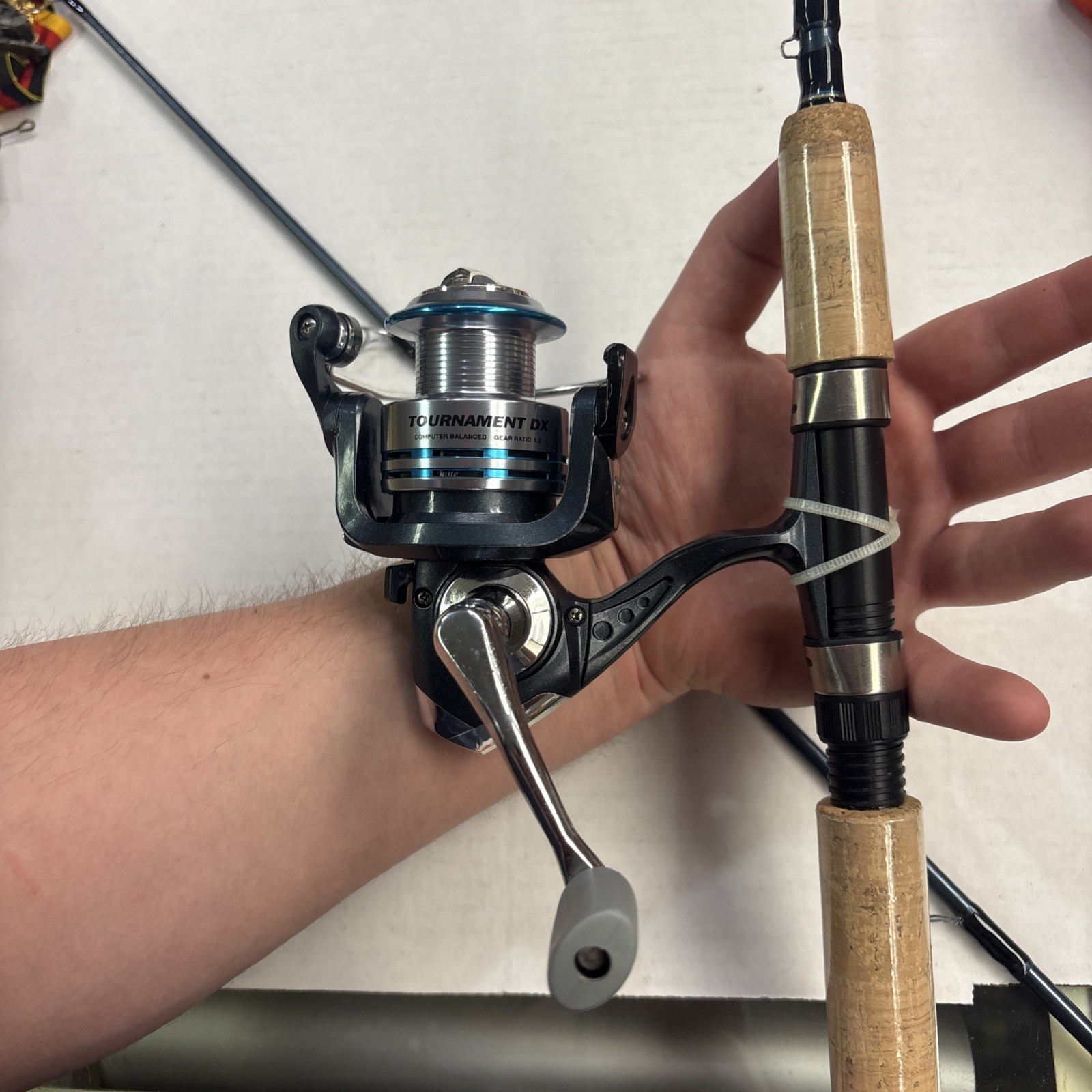Lazerz Blue Series Tournament Dx Rod And Reel 6’ 6” Hi-Tech Fishing