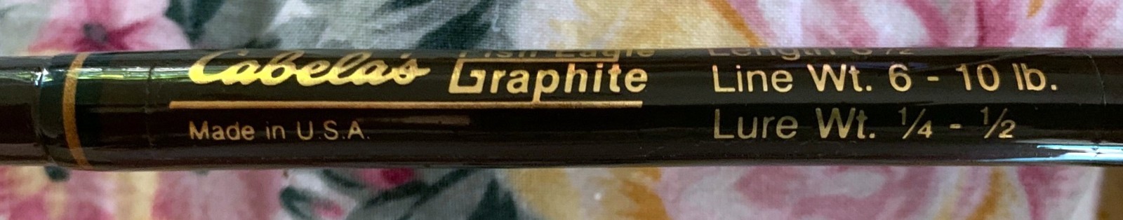Cabela’s Fish Eagle Graphite 8-1/2′ 2-pc Fishing Rod