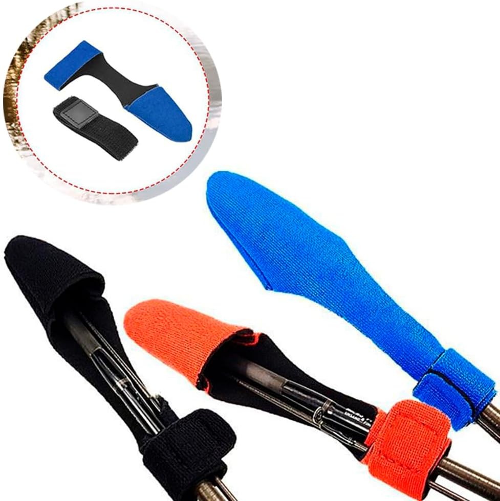 3 Pcs Fishing Rod Tip Cover 5,5” W x 6” L, 3 colors