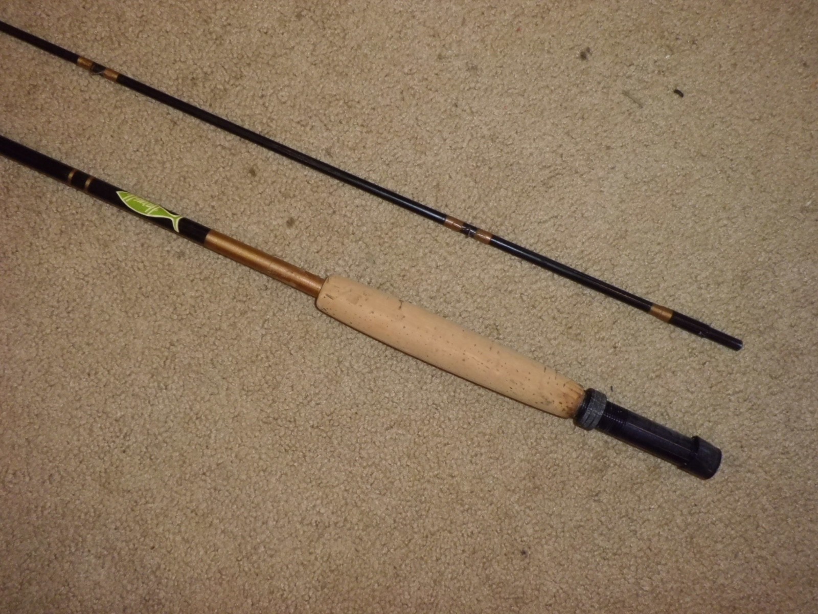 Vintage HARNELL Dry Fly 8’6″ Rod made in USA- 6-7 wt