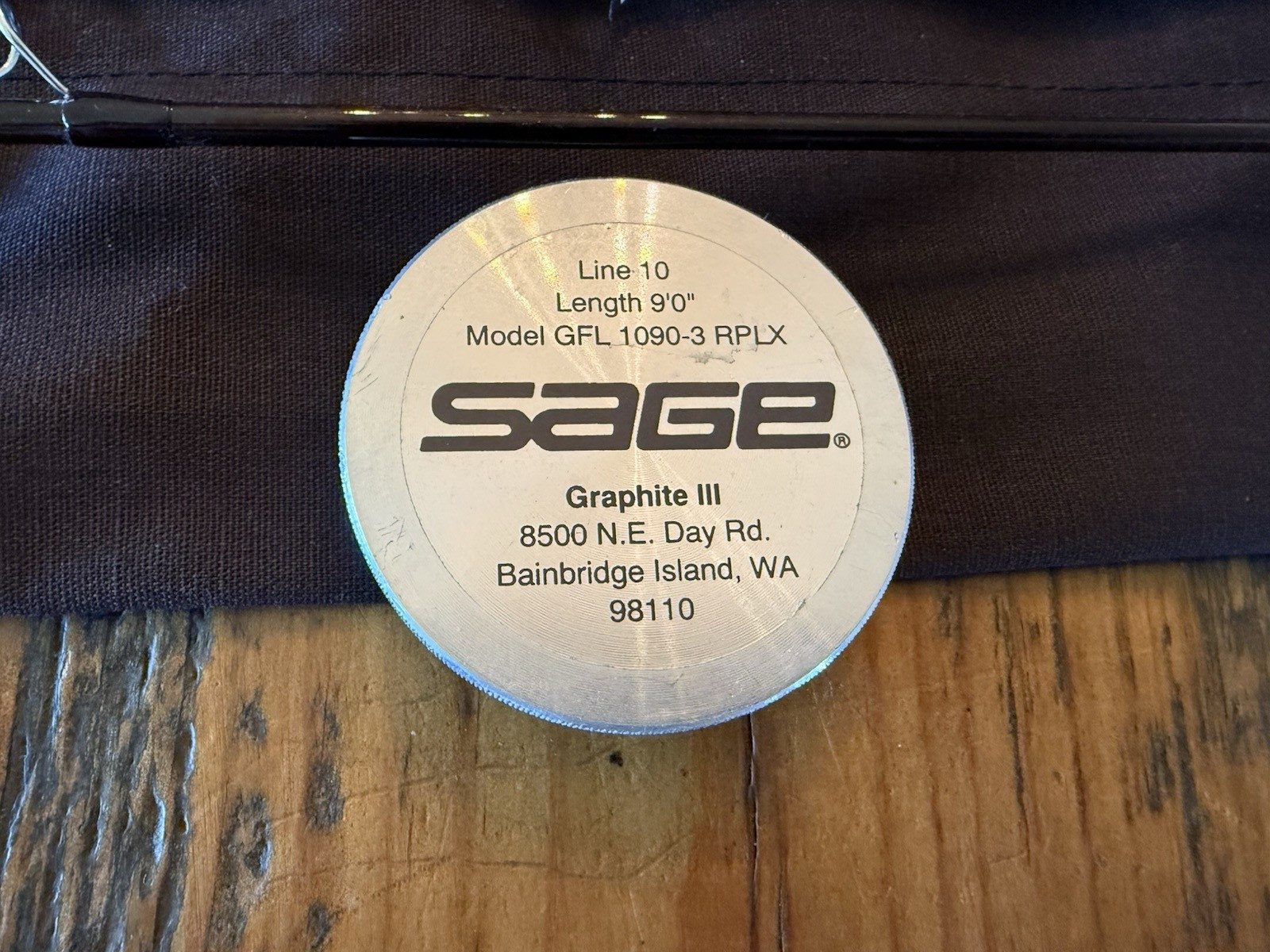 Sage Graphite III 1090-3RPLX #10 – 9’0″ 51/4 oz Vintage Fly Rod NEW never used