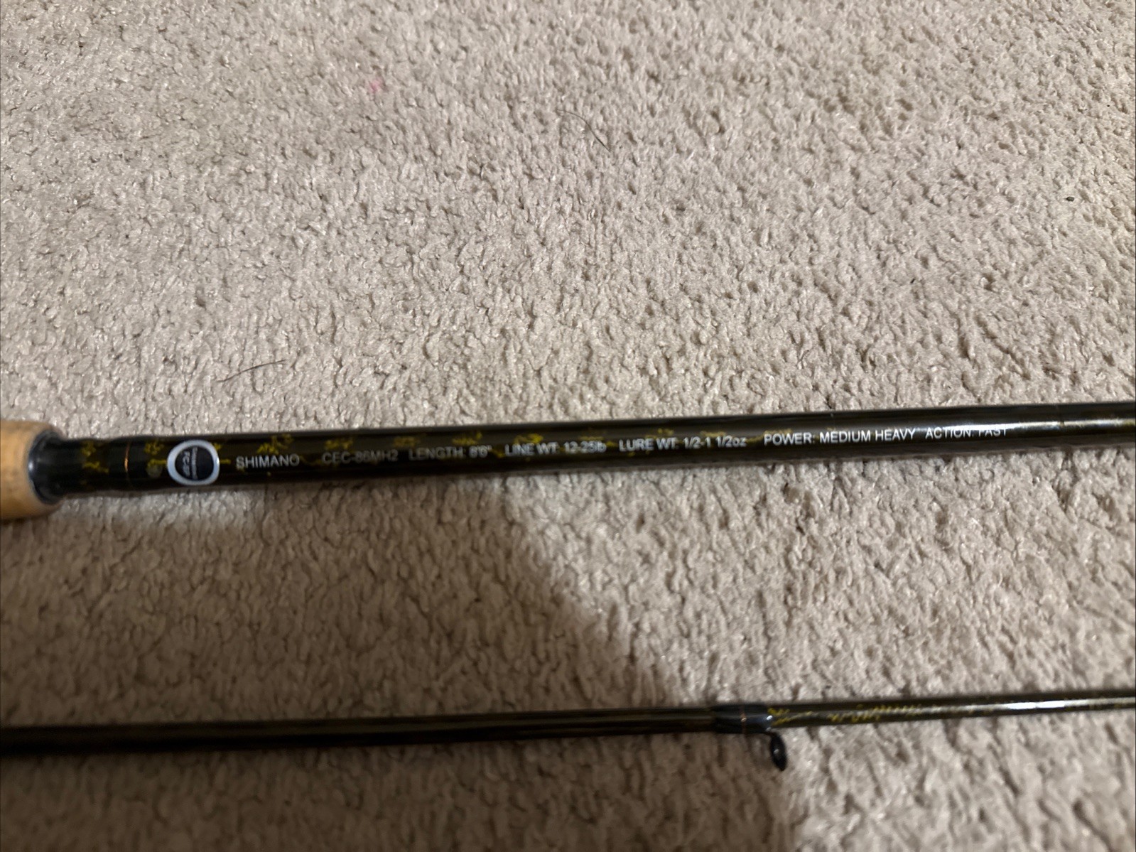 SHIMANO CENNAN CEC-86MH2 8’6 12-25 LBS. CASTING C4S MED-HVY GRAPHITE FISHING ROD