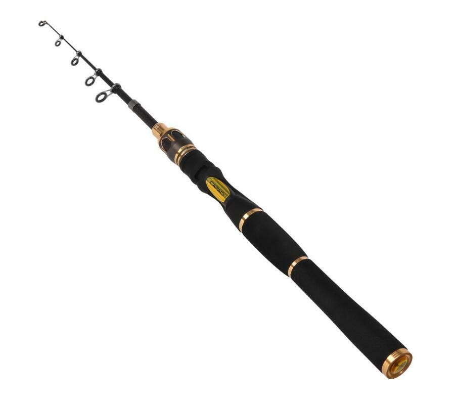 Rock Fishing Rods Spinning Carbon Fiber Telescopic Rods Casting Poles 1.8m-2.4m