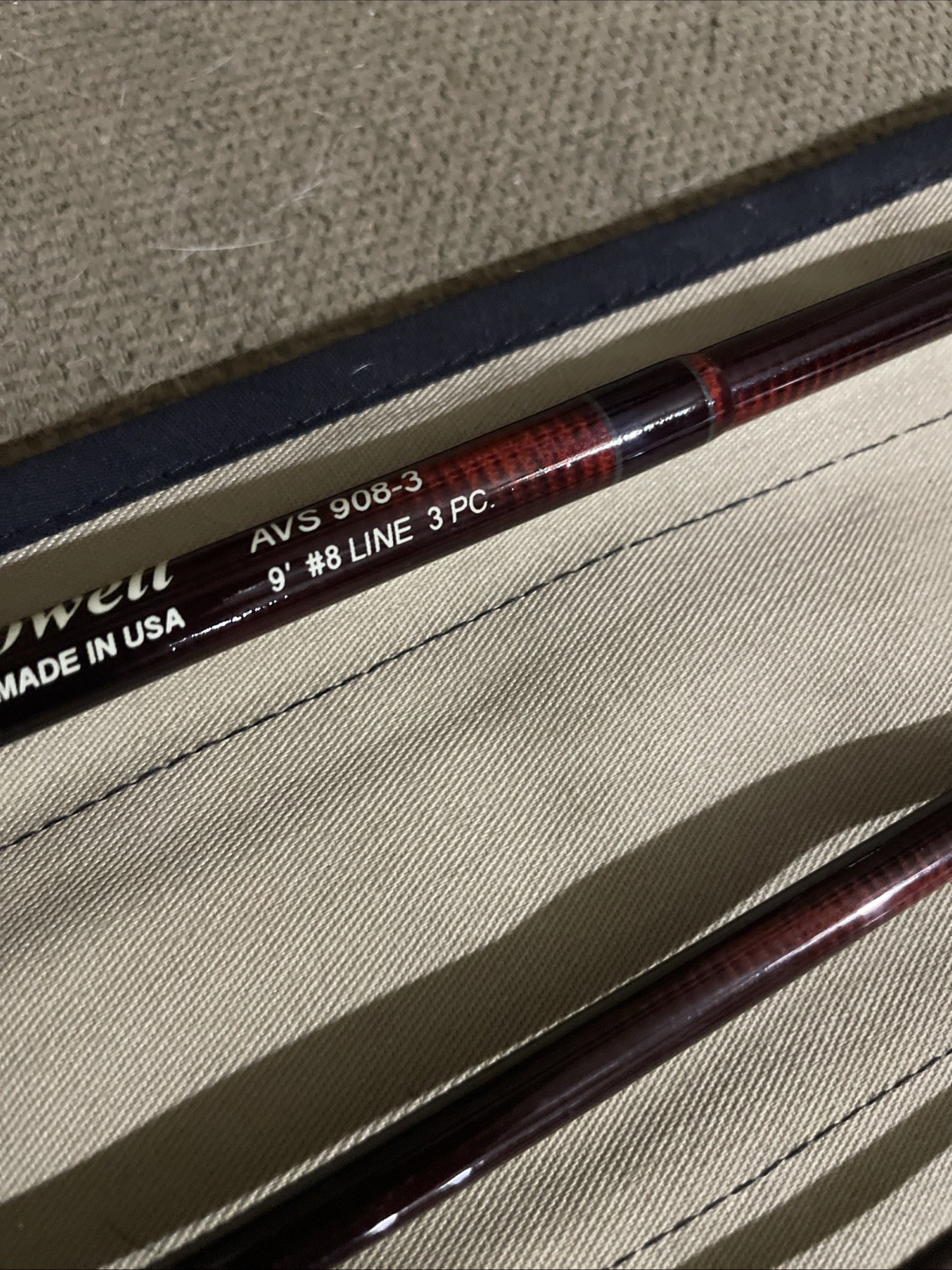 Powell AVS Fly Rod 908-3🔥💎🇺🇸🦄👌9’ 8 Made In USA. 9’ 8 Wt W/tube.