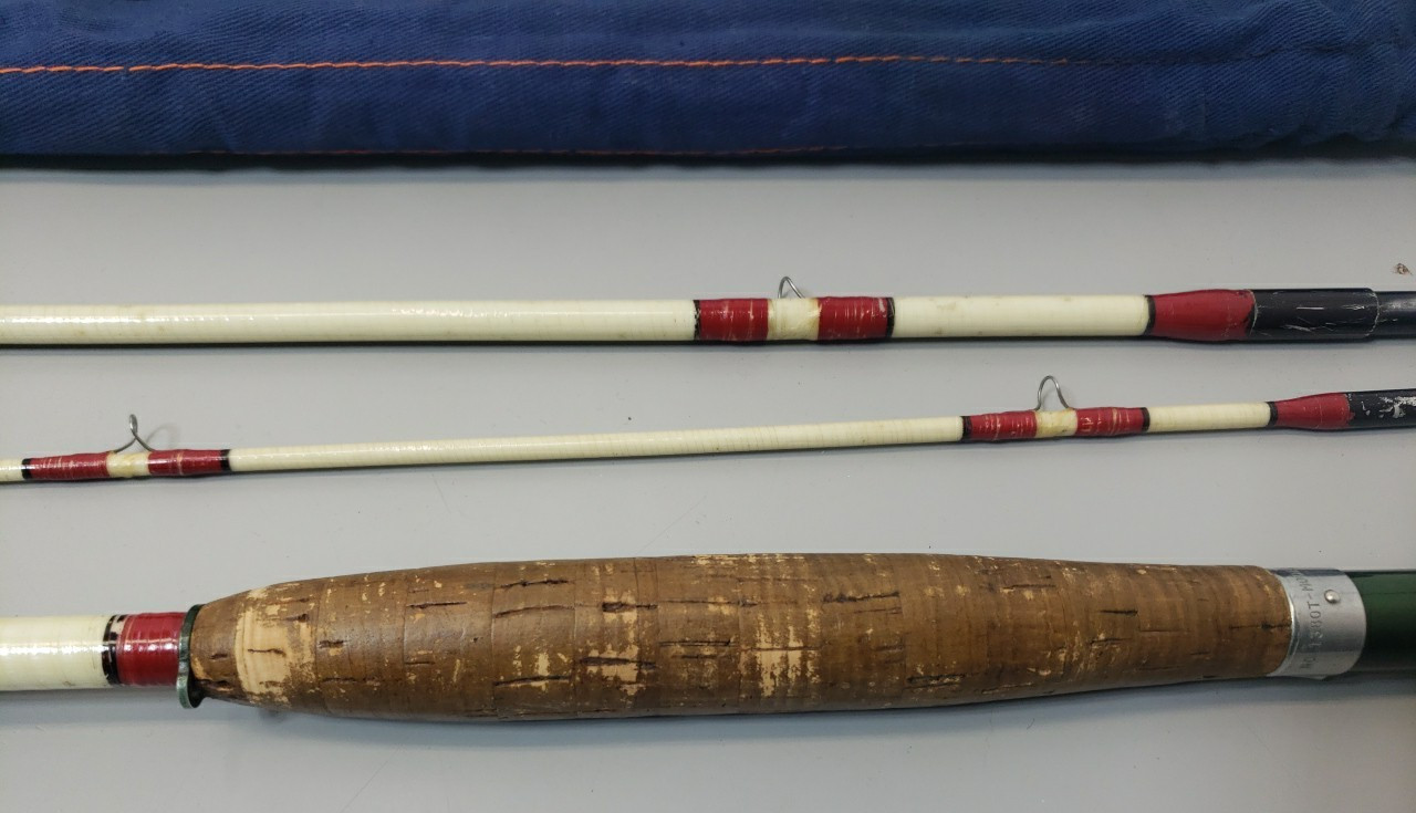 Vintage Shakespeare Wonderod Fly Fishing Rod Howald #1380T-FJC 8’6″ w/ case