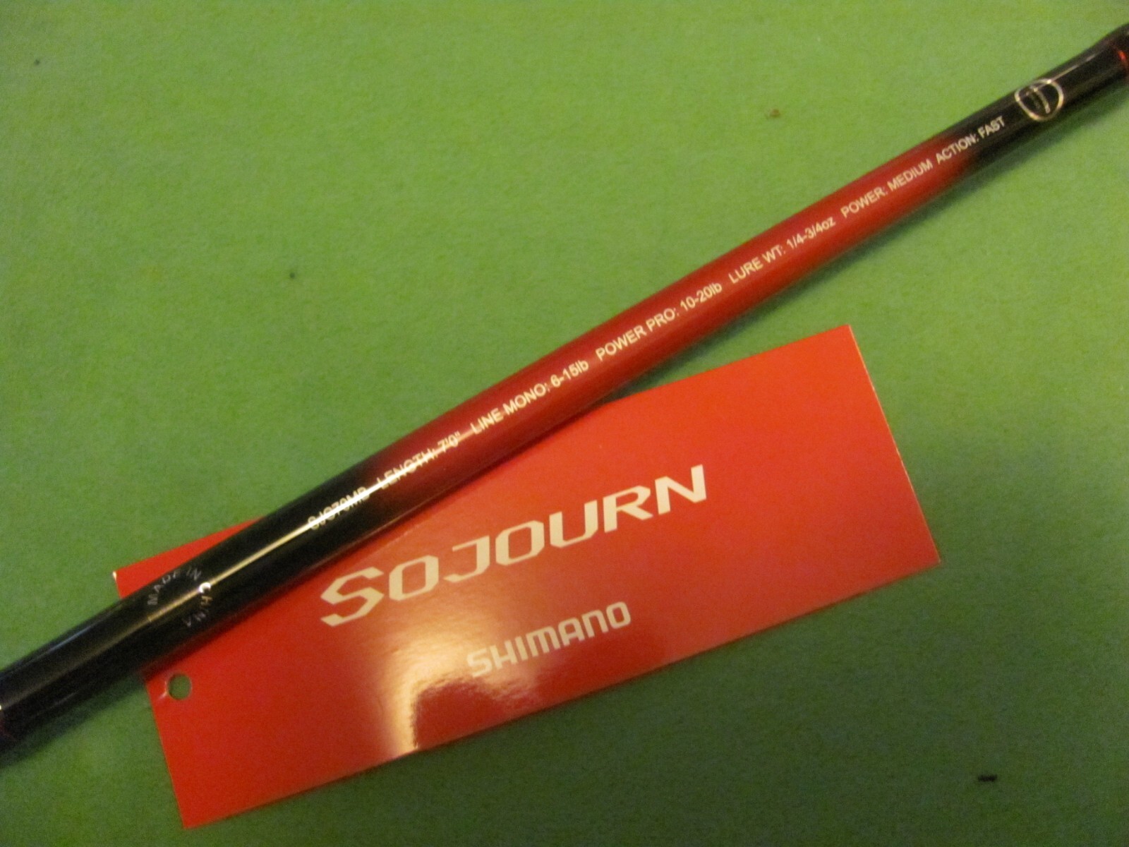 SHIMANO SOJOURN 7′ 0″ POWER MEDIUM ACTION FAST 1-PIECE CASTING ROD.