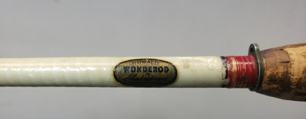 Vintage Shakespeare Wonderod Fly Fishing Rod Howald #1380T-FJC 8’6″ w/ case