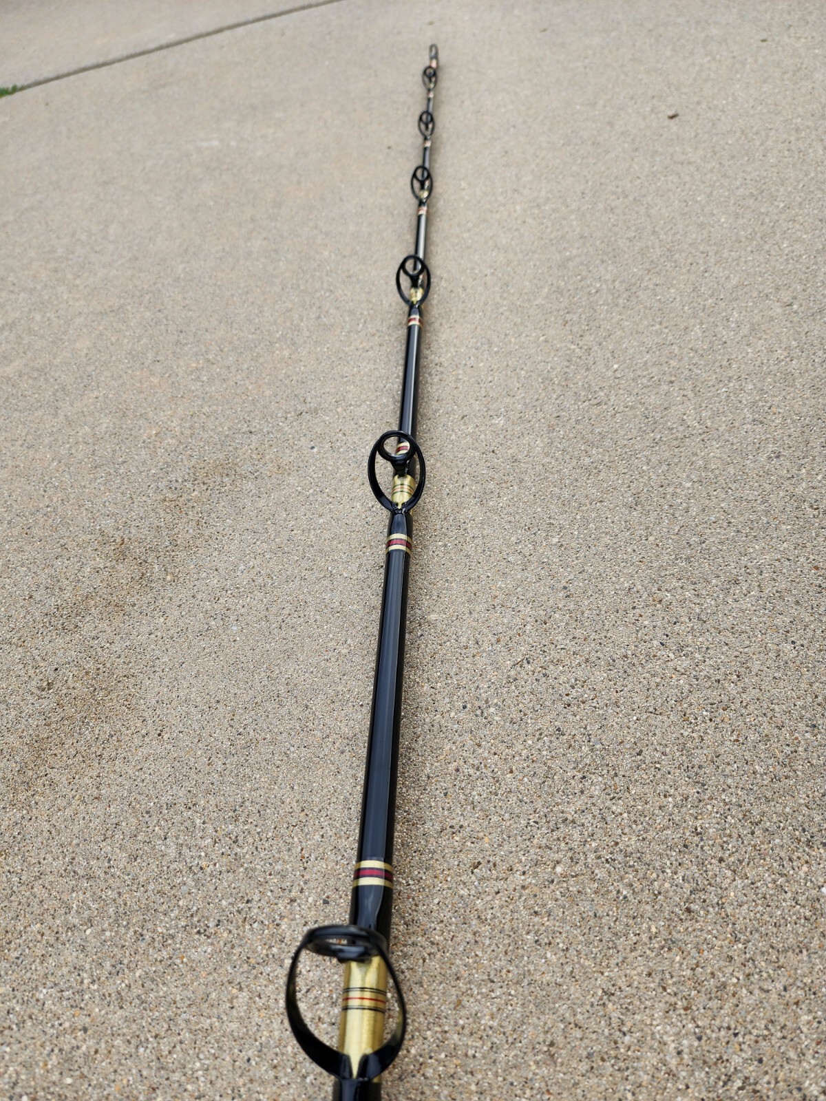 Rain shadow 7′ 1″ rail Rod deep sea fishing Rod.
