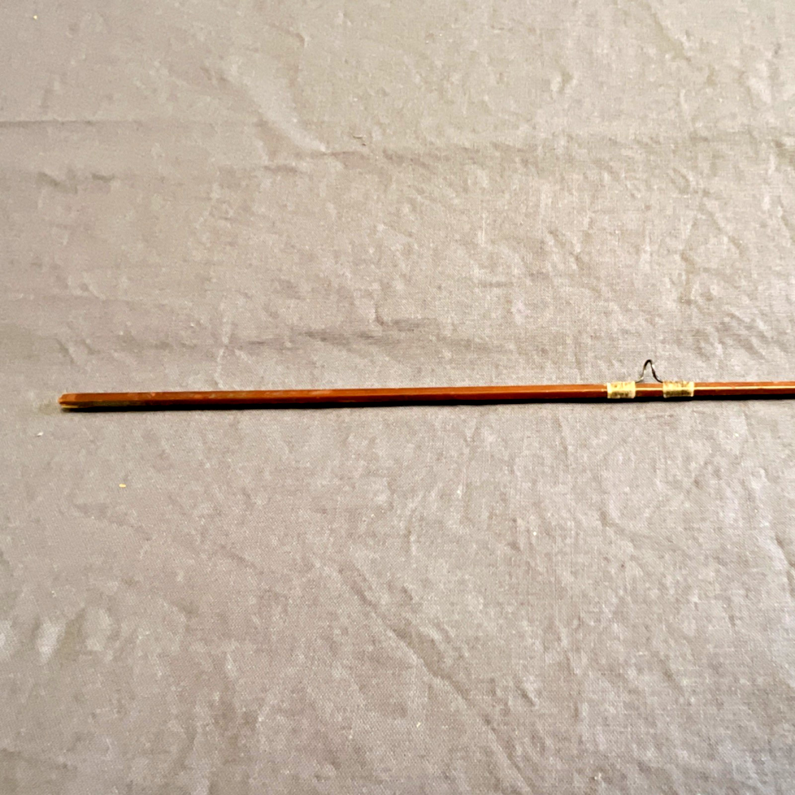 Quality Tackle Bamboo Fly Fishing Rod 9ft 3pc Cork Handle Metal Ferrules Brown