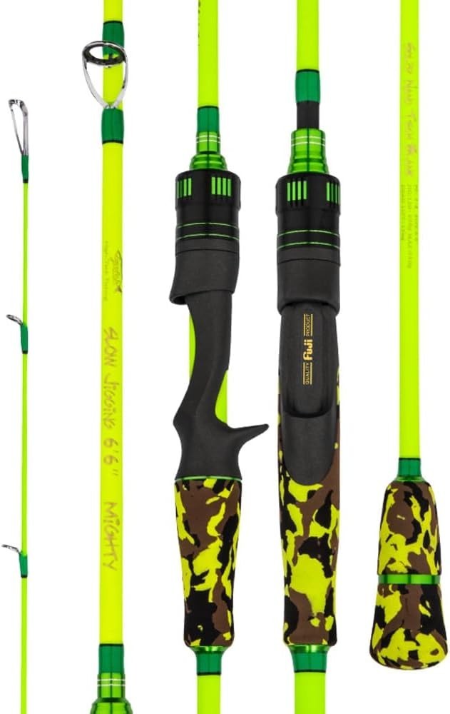 Advanced Solid Nano Tech 6.6′ Jigging Rod for Saltwater Fishing Enthusiasts