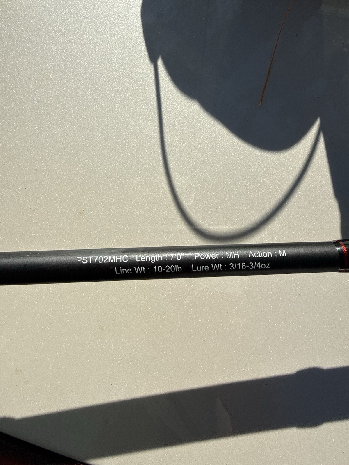 Piscifun Torrent 7ft MH Moderate Fishing Rod 10-20lb 3/16-3/4oz PST702MHC