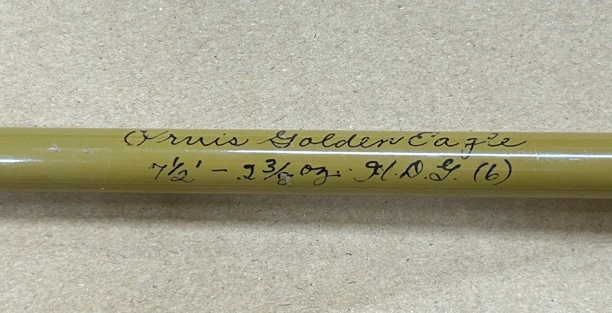 Orvis Golden Eagle Fly Rod 7ft 1/2 #6