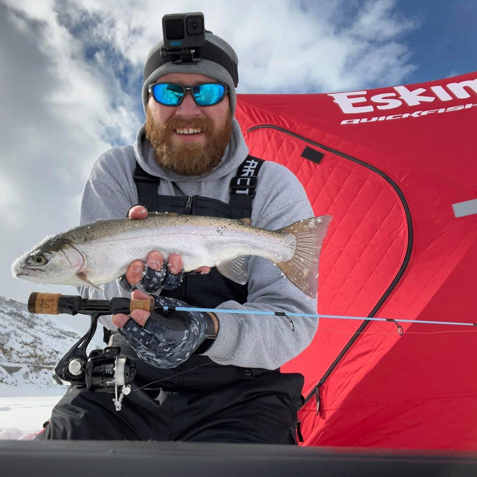 Wasatch Winterhawk 28″ Medium Action Japanese Toray Carbon Ice Rod