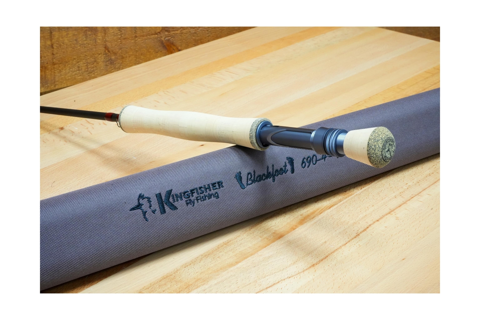 Kingfisher Fly Fishing Blackfoot Streamer Fly Rod 4 Piece – Comes with an Ext…
