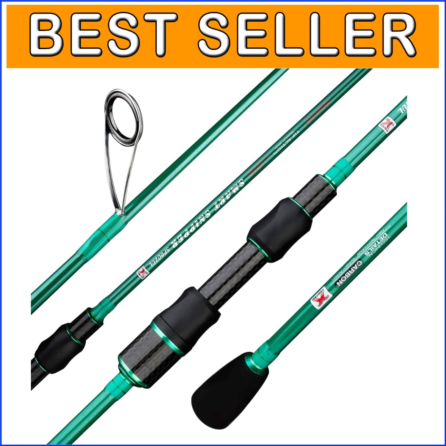 Premium 7ft Ultralight Fishing Rod – Travel Spinning with High Sensitivity