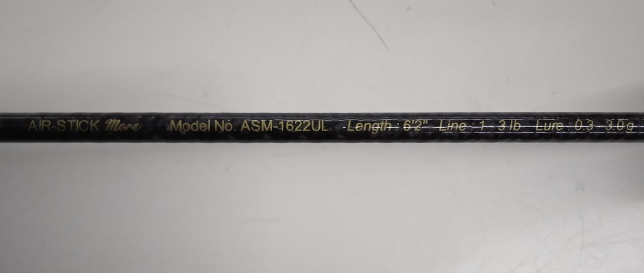 Mukai Fishing Air Stick More 1622UL Trout Rod 6.2ft 2-Piece, Freshwater