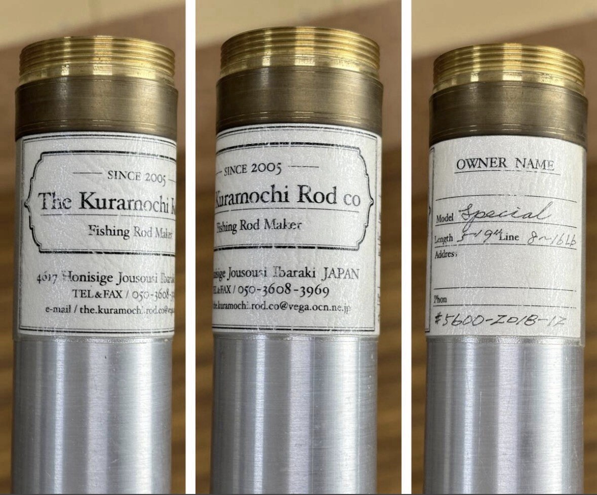 Kuramochi Rod Special 5’9″ Bamboo Rod Free shipping DDP