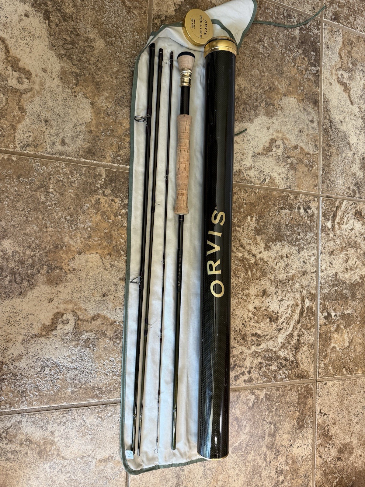 Orvis Helios zg Tip Flex Fly Rod 9ft 10wt 4pc Fast w/ Tube & Sock