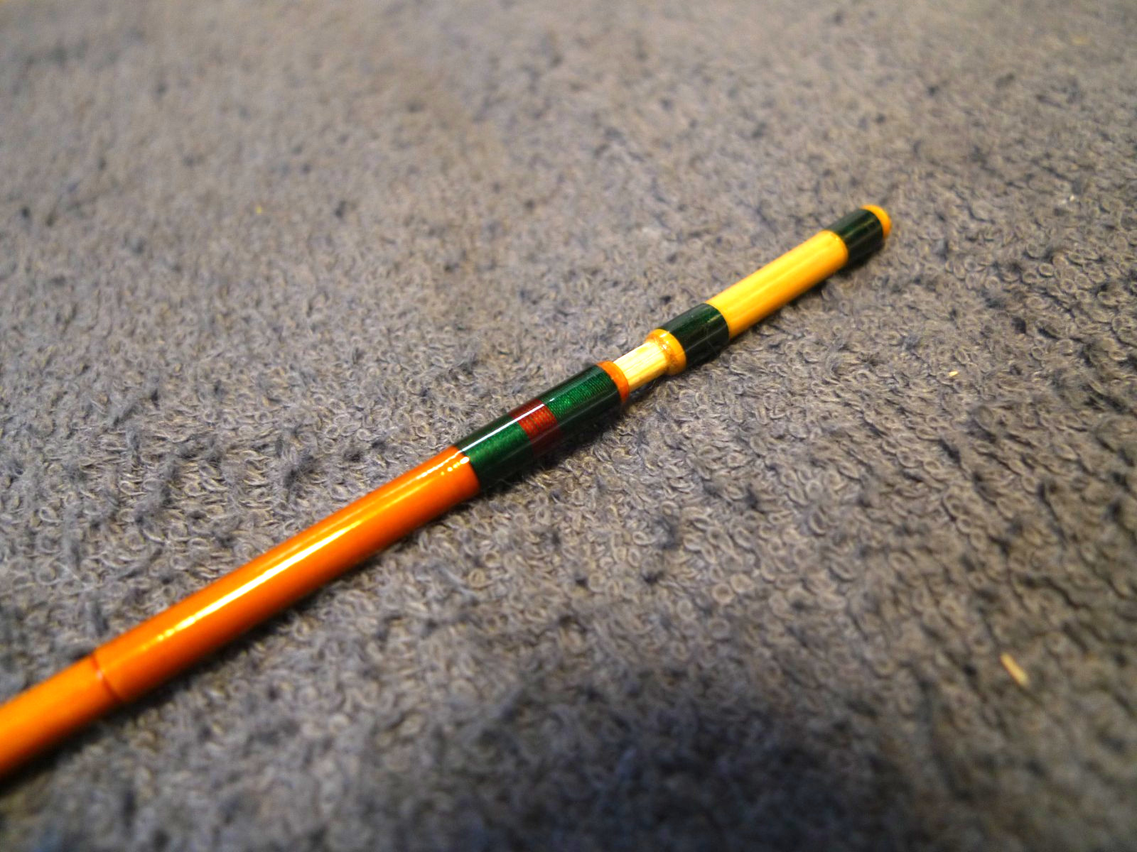 [Japanese Marutake flyrod]7’1″ #3 4pc (ext tip)-unused ‘Marubushi bamboo’ flyrod