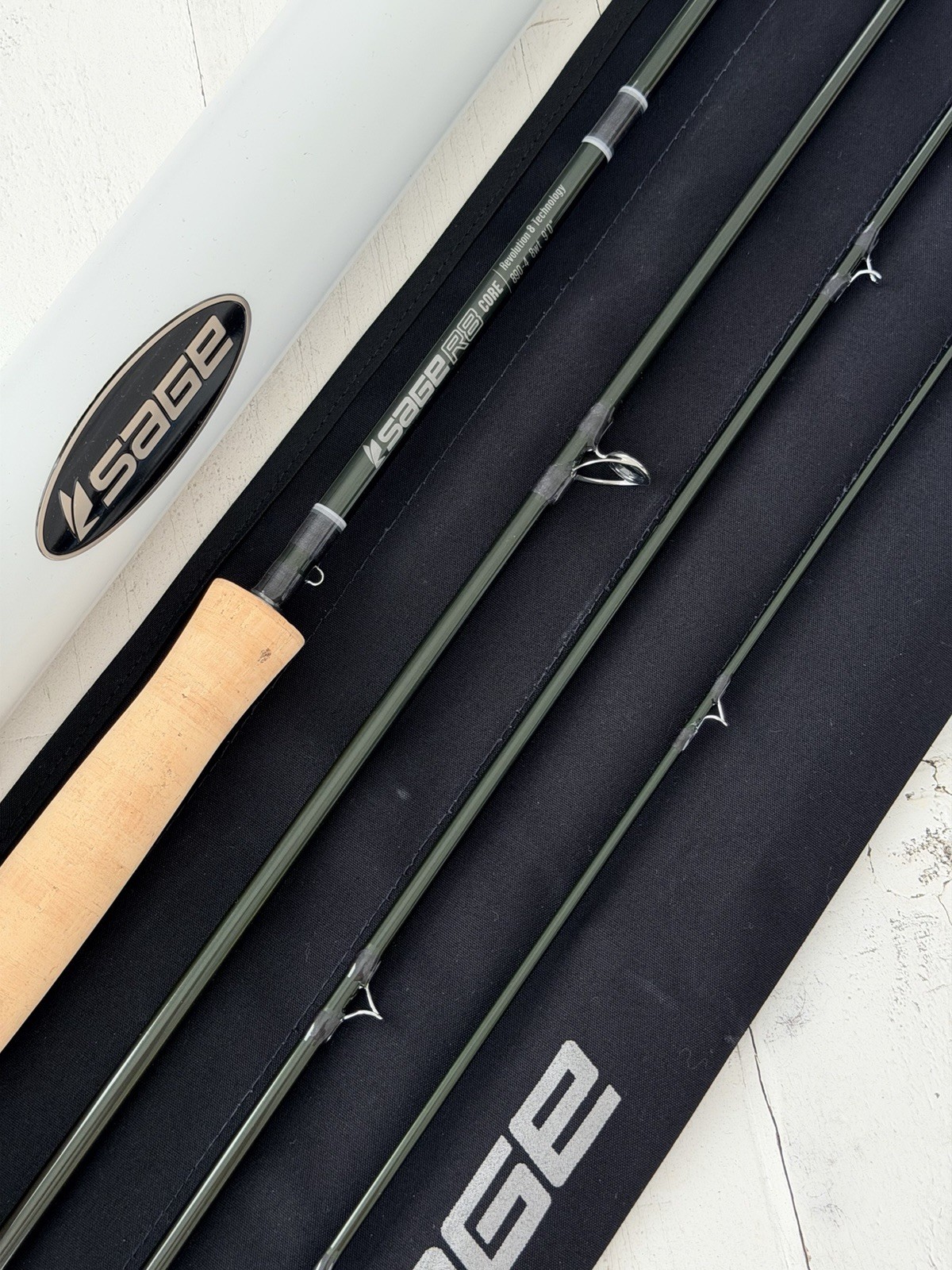 **BEAUTIFUL** 🔥 SAGE R8 Core 8wt. 9’ft~4Pc FlyRod!! 🔥~LEGENDARY~🔥