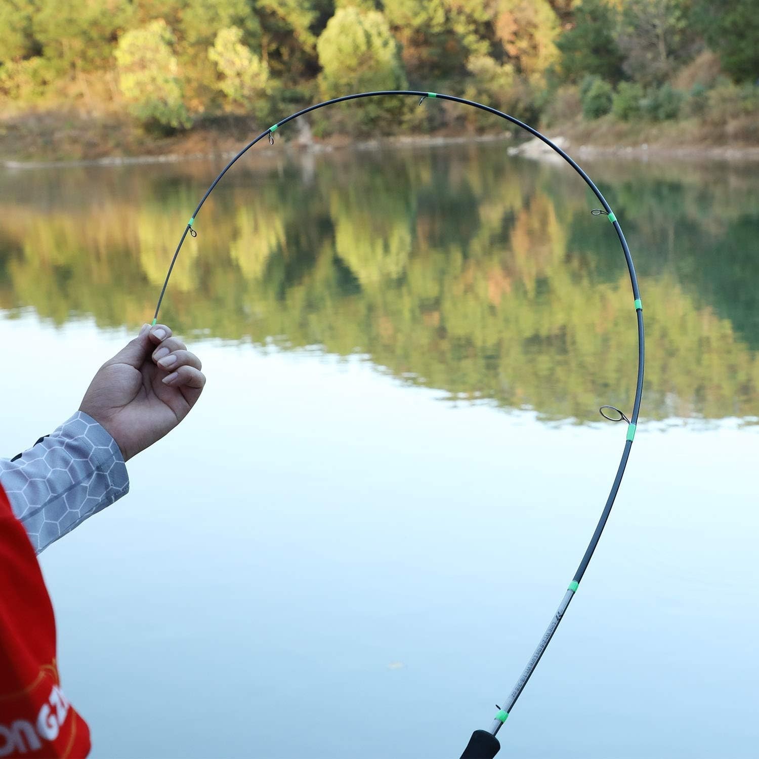 Lightweight Trout Fishing Rods, 2-Piece Cork Handle=#^