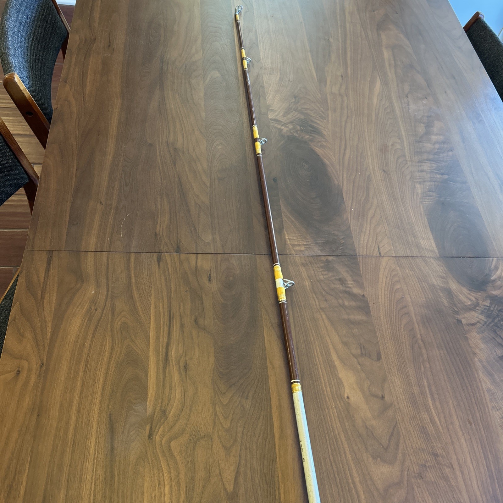 Vintage Gladding Hi Utica Thermoweld Fiberglass 355-60 6′ Fishing Rod USA