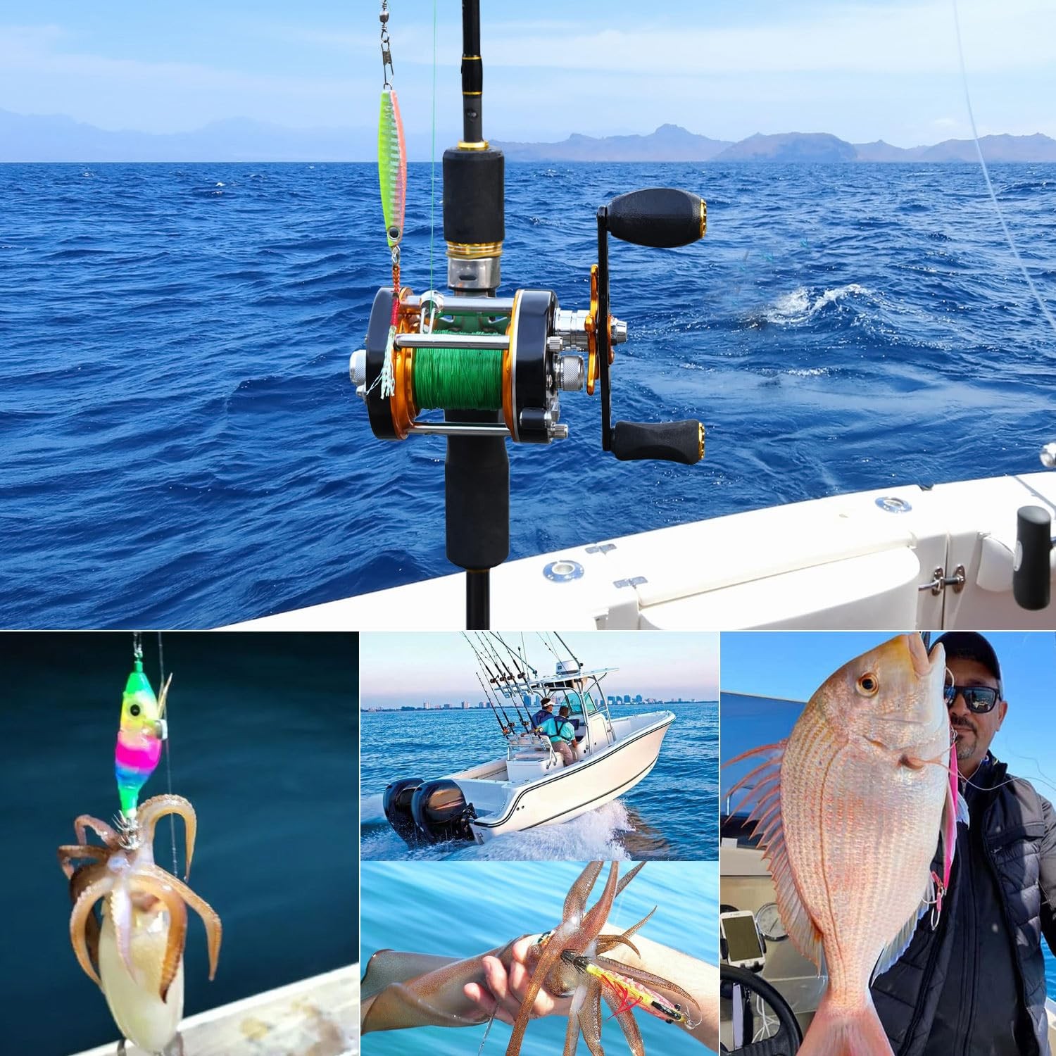 Sougayilang Slow Pitch Jigging Rod, 40 Ton Carbon 1.7m/5.6ft, 1.7m/5.6ft