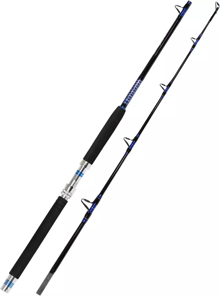 1Pc 2Pc Saltwater Offshore Trolling Rod Big Game Conventional Boat Fishing Pole