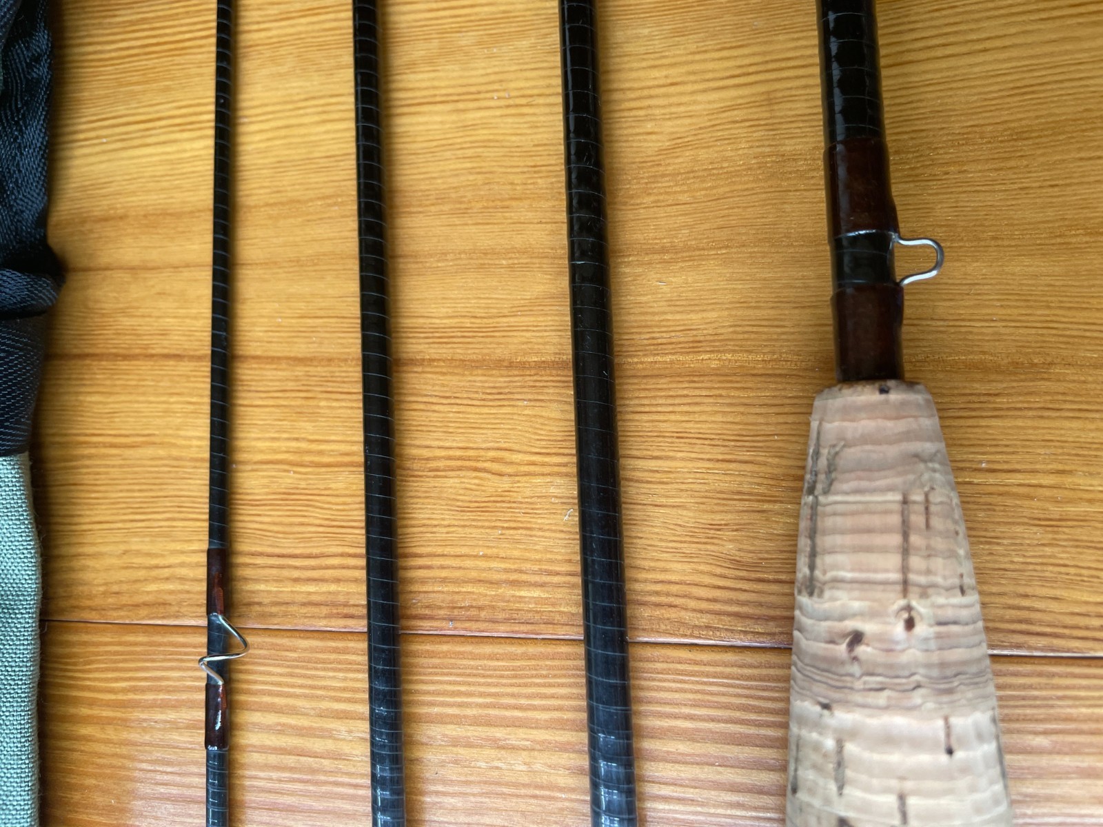Orvis TightLoop #4 wt Line 8’0″ 4P 2-3/4oz Tube Used Fly Fishing Rod Carbon