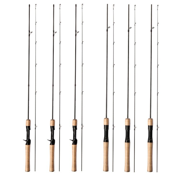 Fishing Rod Carbon Fiber Spinning/Casting Fishing Pole 1.68m/1.8m Bait Trout Rod