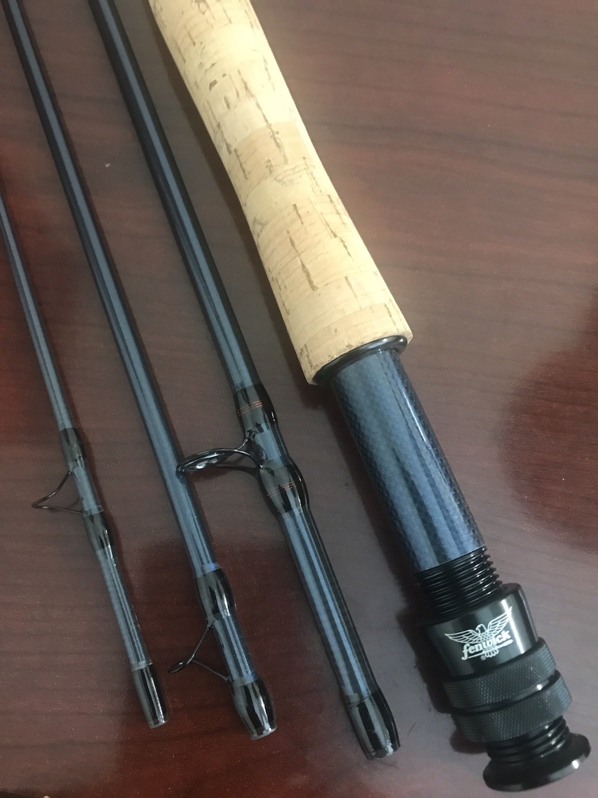 FENWICK EAGLE XP 905 FLY FISHING ROD 9’FT FAST #5 WEIGHT 4 PIECES WITH CASE