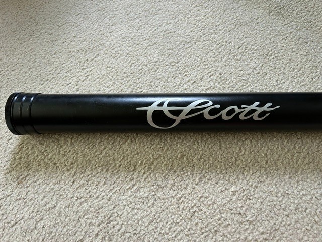 Scott Sector 8’4″ 4 pc Aluminum Rod Tube Fly Fishing NO ROD OR SOCK