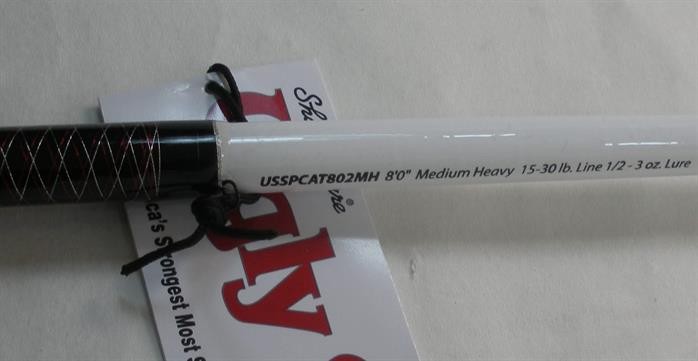 Shakespeare 1366953 USSPCAT802MH 8 Ft Ugly Stik Catfish Rod 2 pc Med Heavy