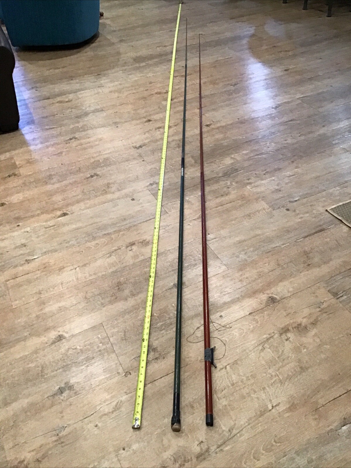 Lot of 2 Crappie Panfish Dipping Telescopic Fishing Rods Poles Johnny Walker 14′
